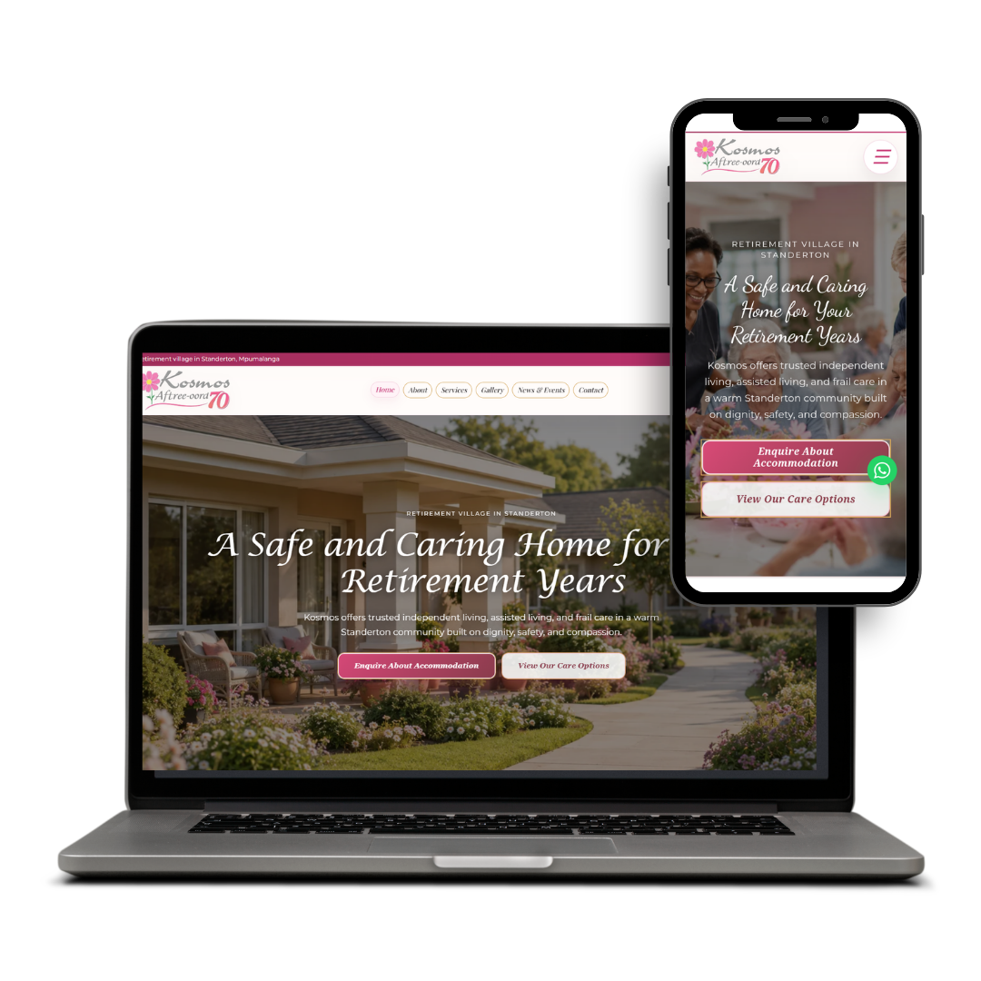 Kosmos website designed by X3WEB