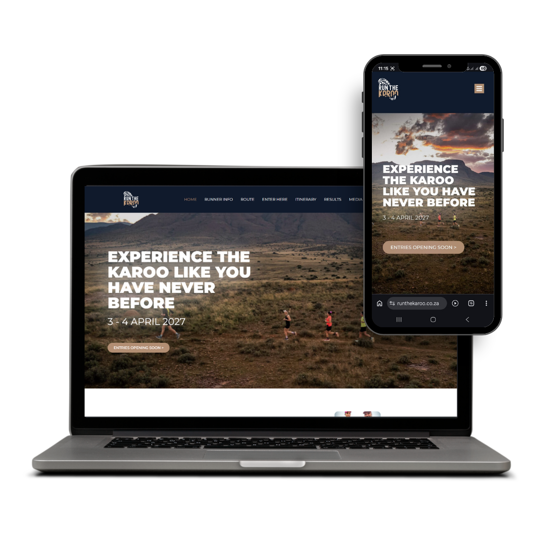 Run the Karoo website designed by X3WEB