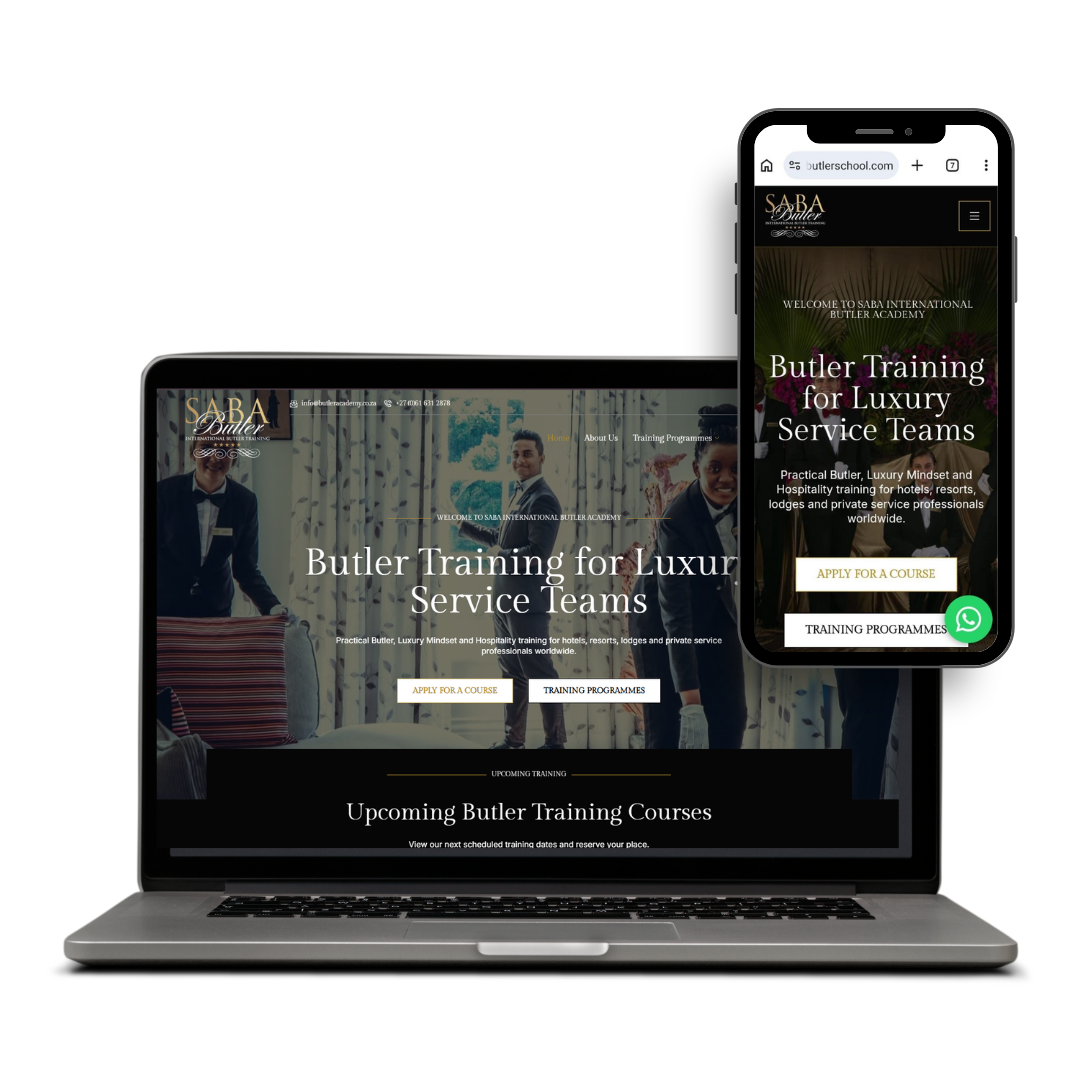 The Butler School website designed by X3WEB