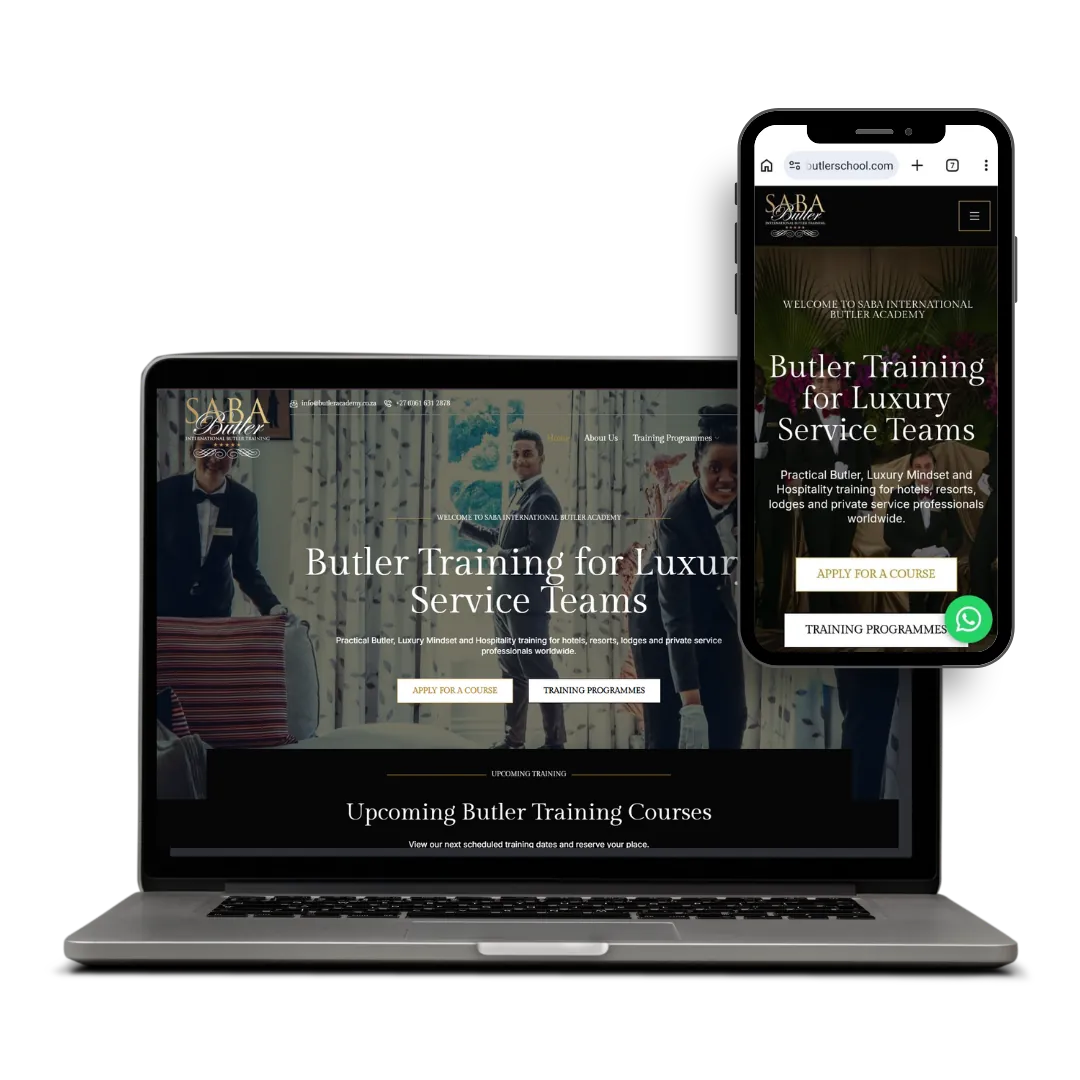 The Butler School website designed by X3WEB